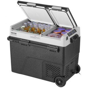 Automobilinis šaldytuvas VEVOR 58 L, dviejų zonų, -20–20 °C