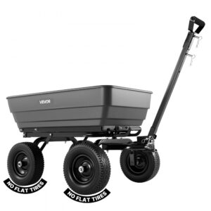 VEVOR plastikinis išverčiamas sodo vežimėlis 544 kg, 7 cu. ft.