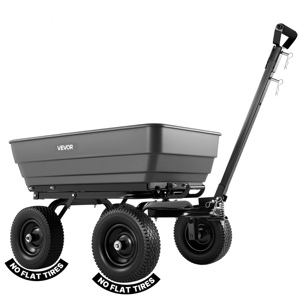 VEVOR plastikinis išverčiamas sodo vežimėlis 544 kg, 7 cu. ft.