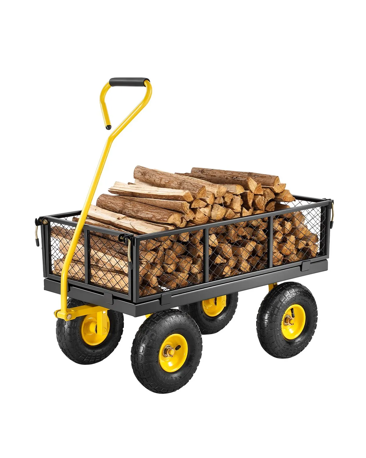 VEVOR metalinis sodo vežimėlis 227 kg, 10″ ratai